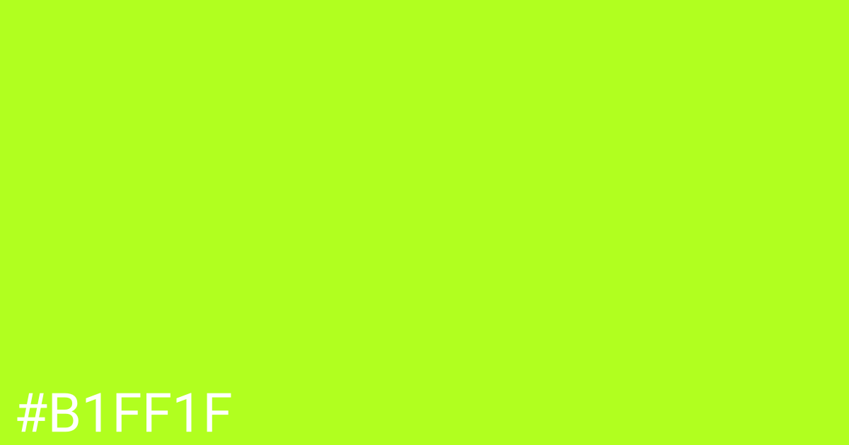 Hex color #b1ff1f graphic