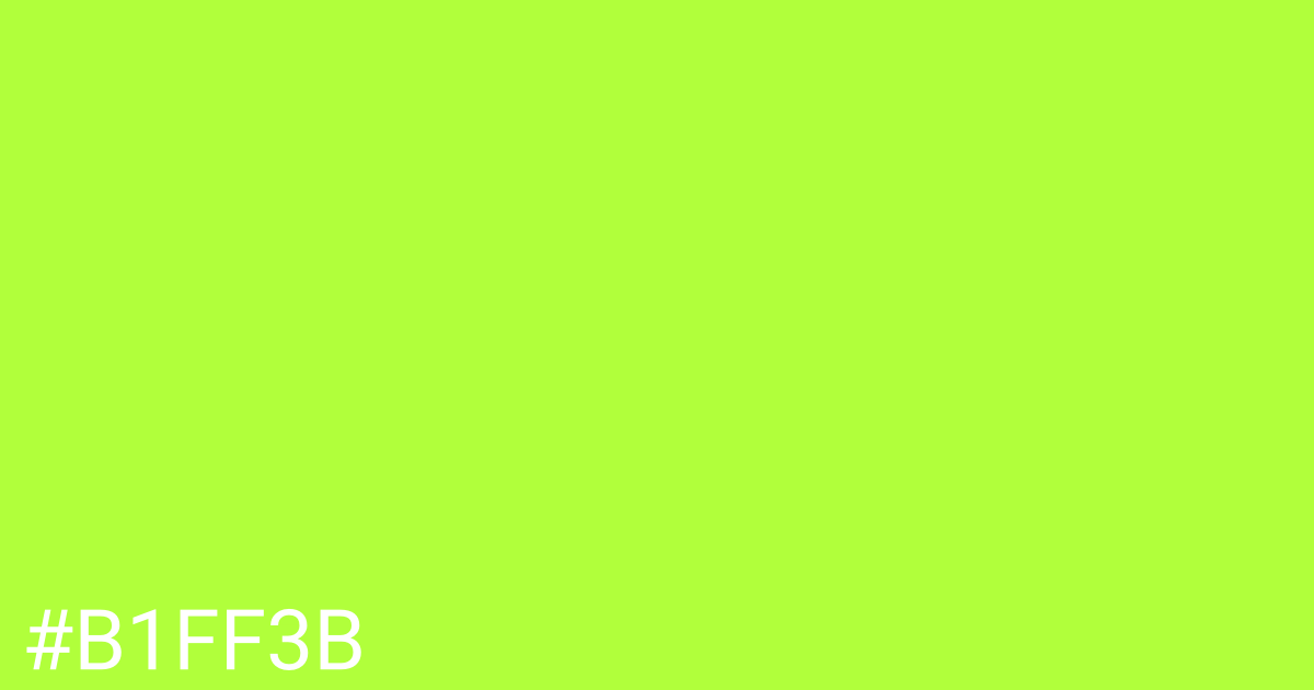 Hex color #b1ff3b graphic