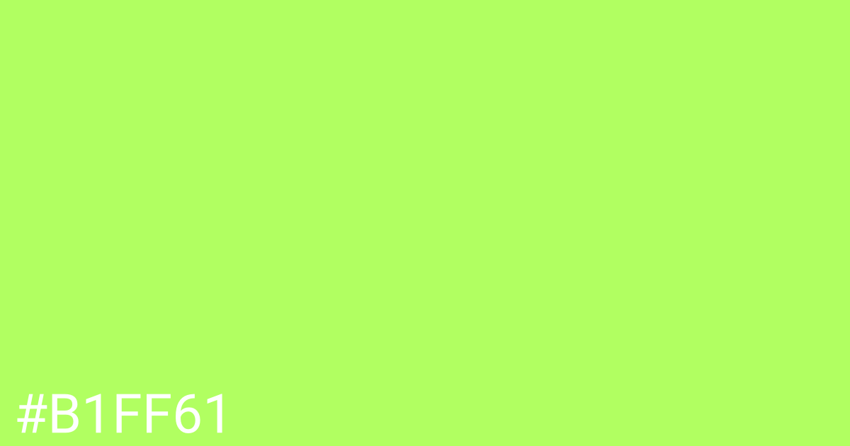 Hex color #b1ff61 graphic