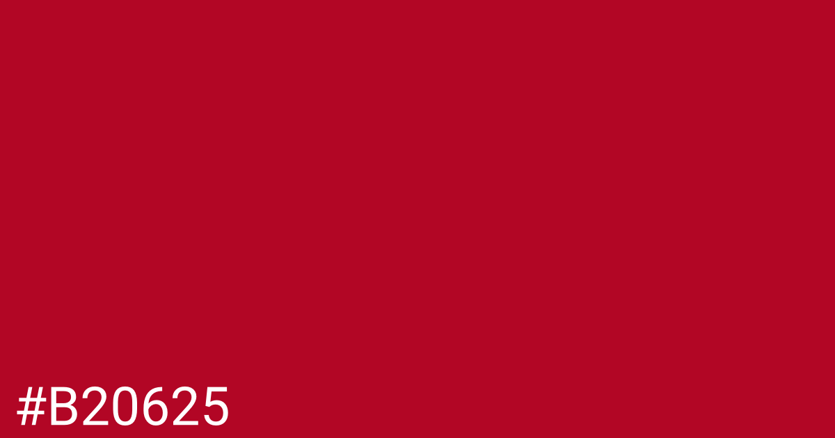 Hex color #b20625 graphic