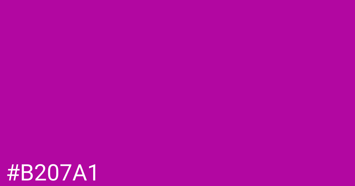 Hex color #b207a1 graphic