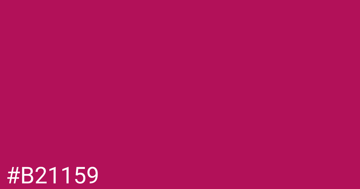 Hex color #b21159 graphic