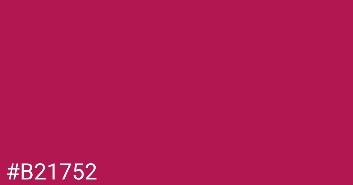 Hex color #b21752 graphic