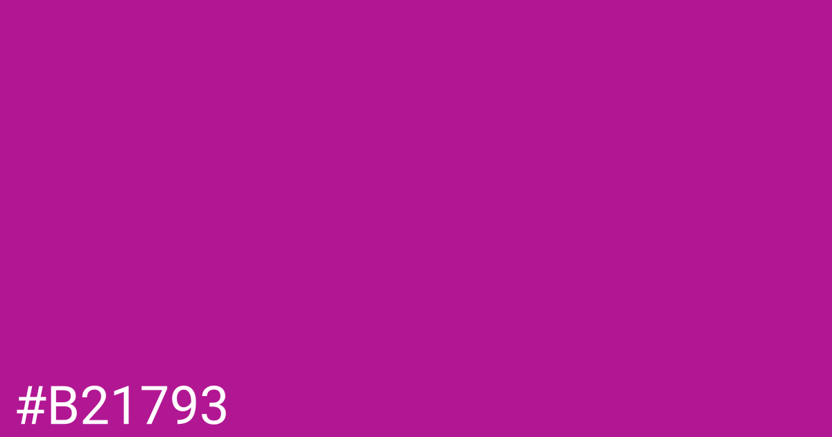 Hex color #b21793 graphic