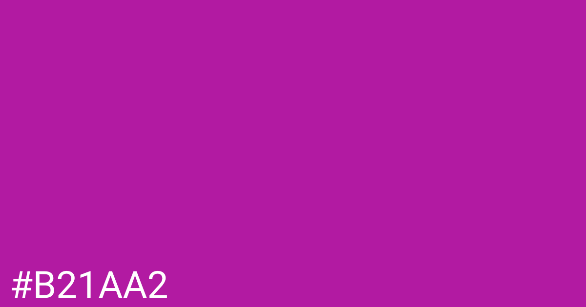 Hex color #b21aa2 graphic