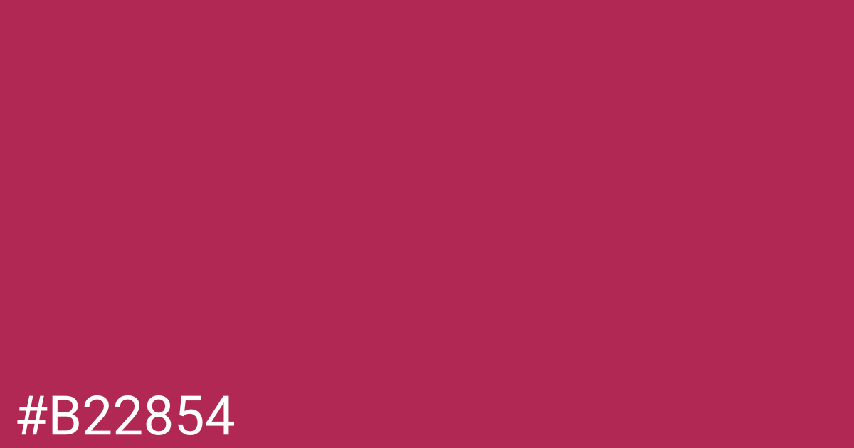 Hex color #b22854 graphic