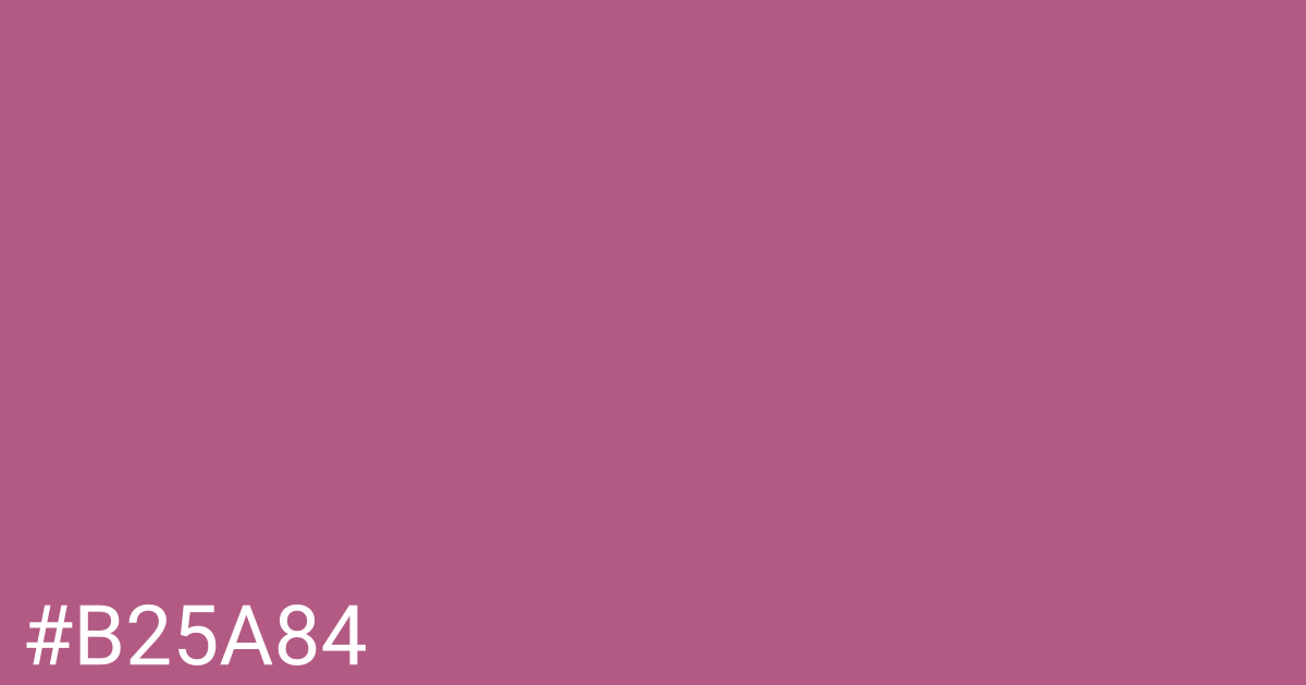 Hex color #b25a84 graphic