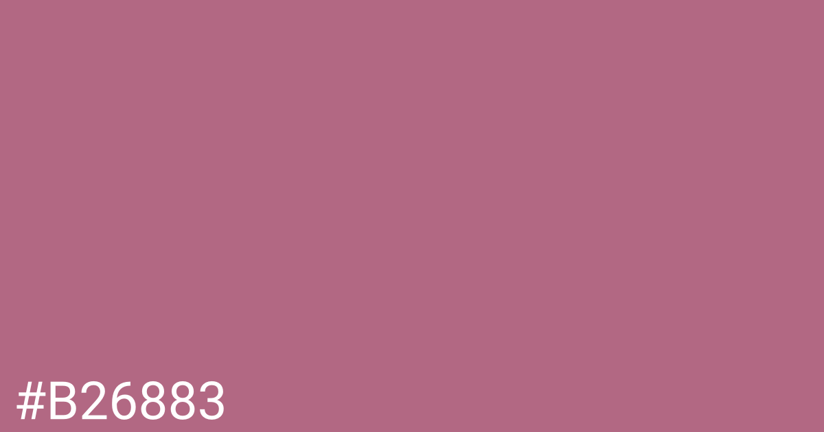 Hex color #b26883 graphic