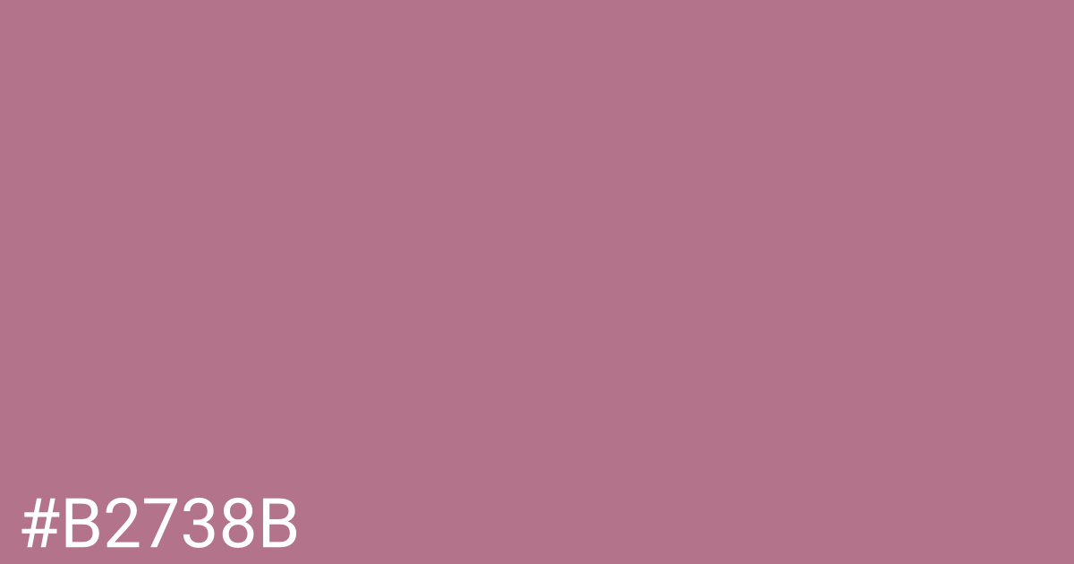 Hex color #b2738b graphic