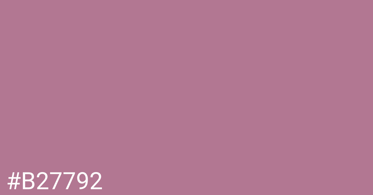 Hex color #b27792 graphic