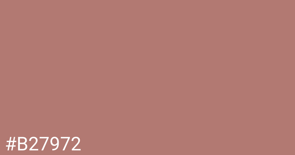 Hex color #b27972 graphic