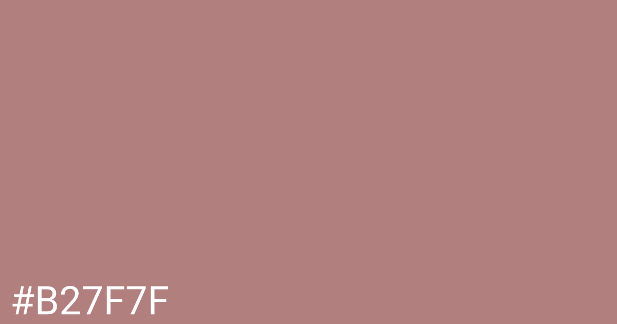 Hex color #b27f7f graphic