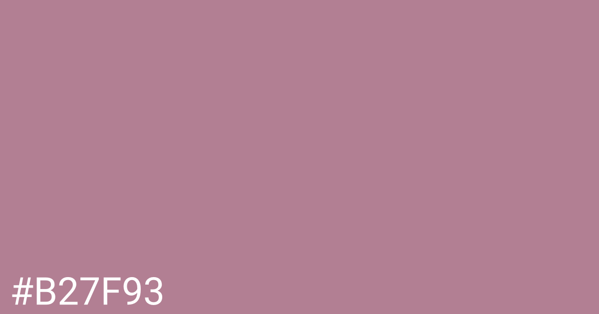 Hex color #b27f93 graphic