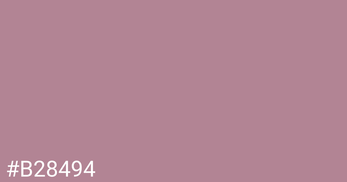 Hex color #b28494 graphic