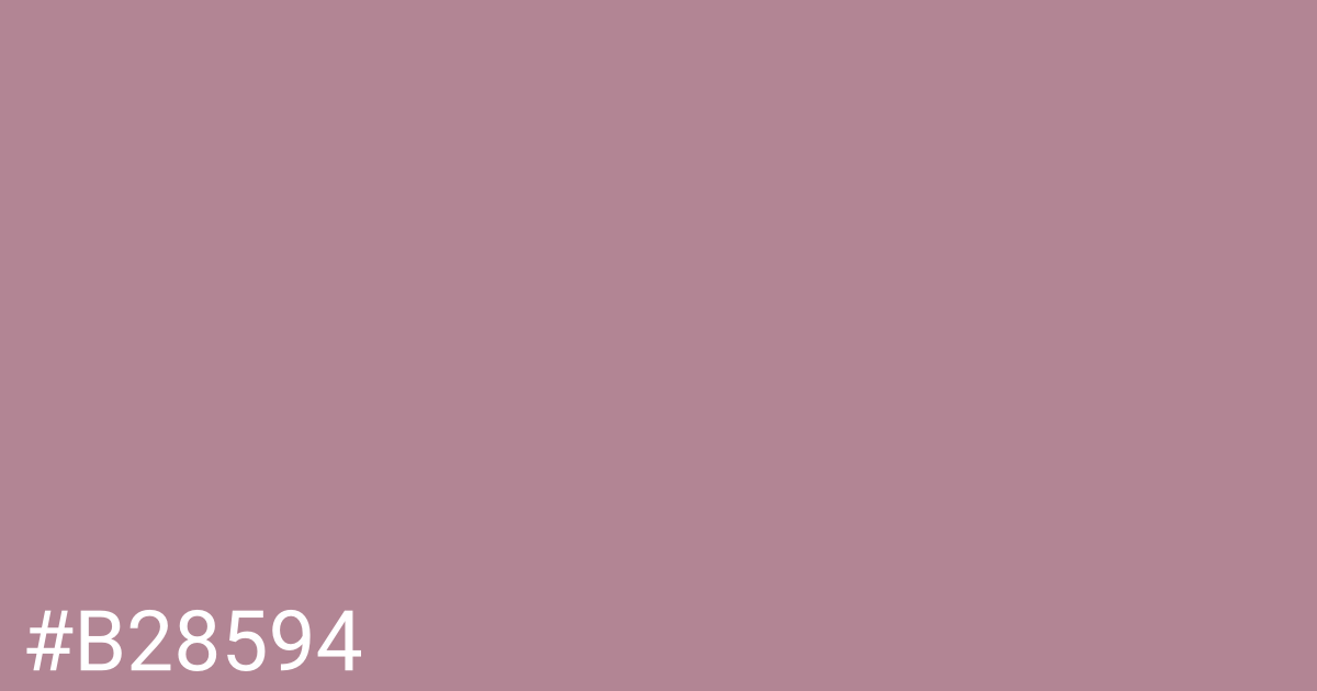 Hex color #b28594 graphic