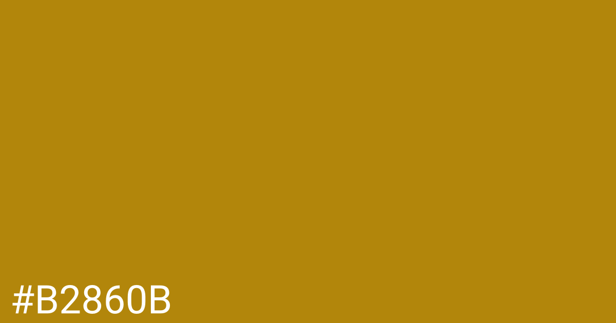 Hex color #b2860b graphic