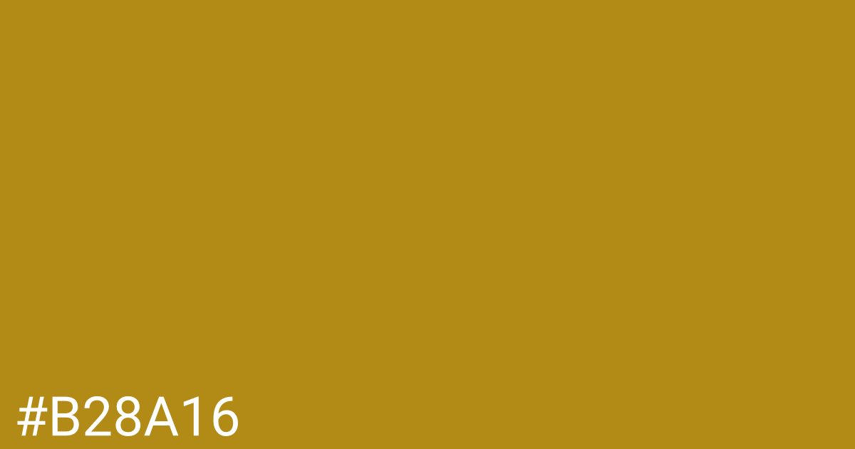 Hex color #b28a16 graphic