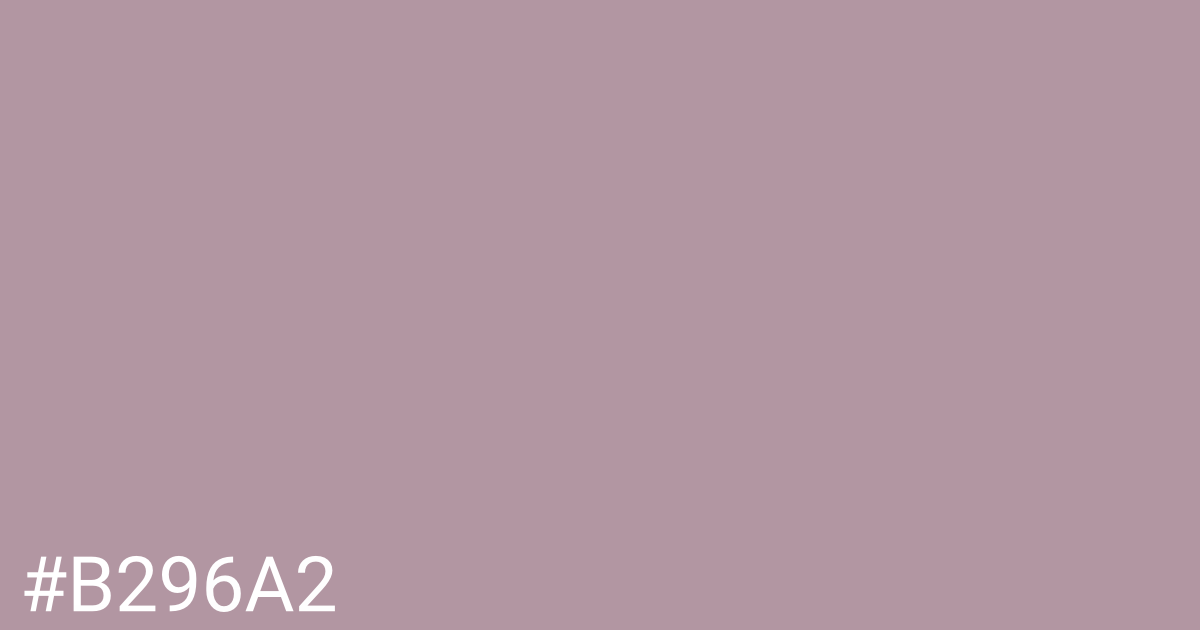 Hex color #b296a2 graphic