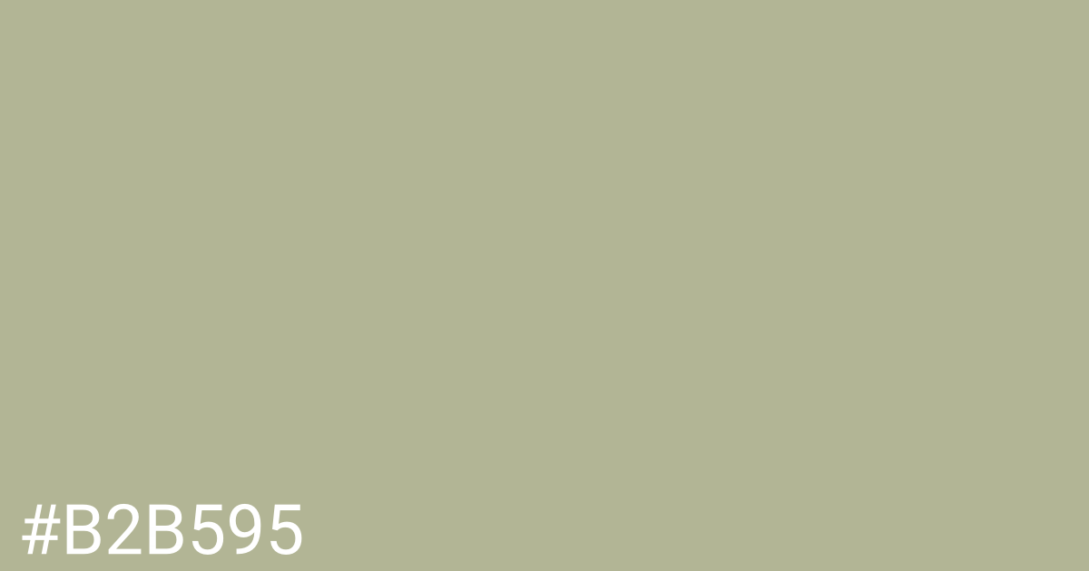 Hex color #b2b595 graphic