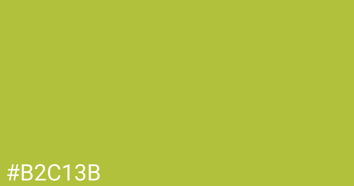 Hex color #b2c13b graphic