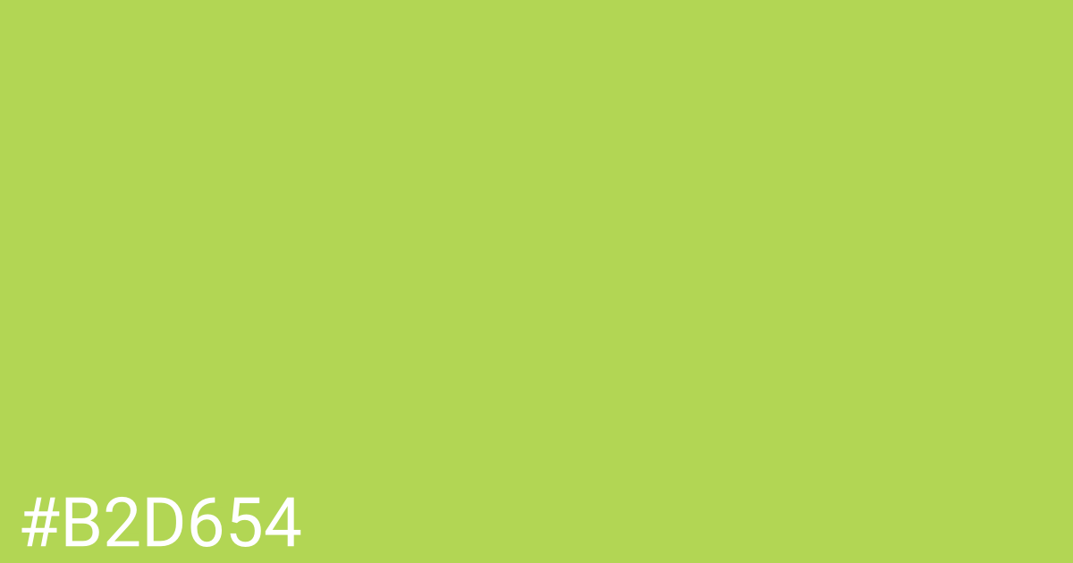 Hex color #b2d654 graphic