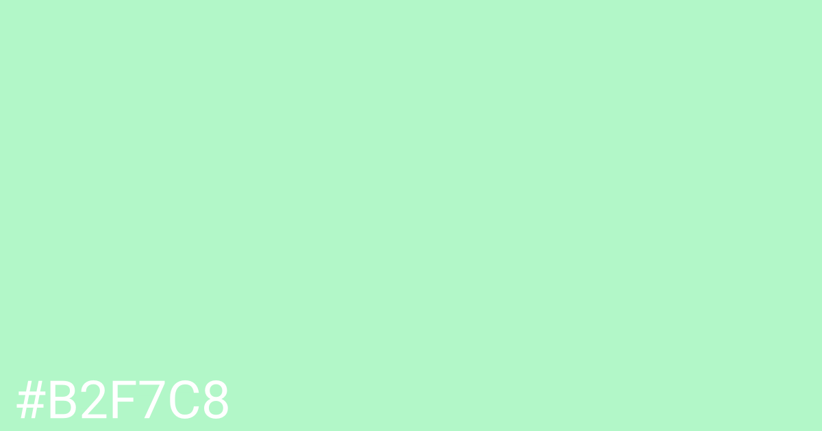 Hex color #b2f7c8 graphic