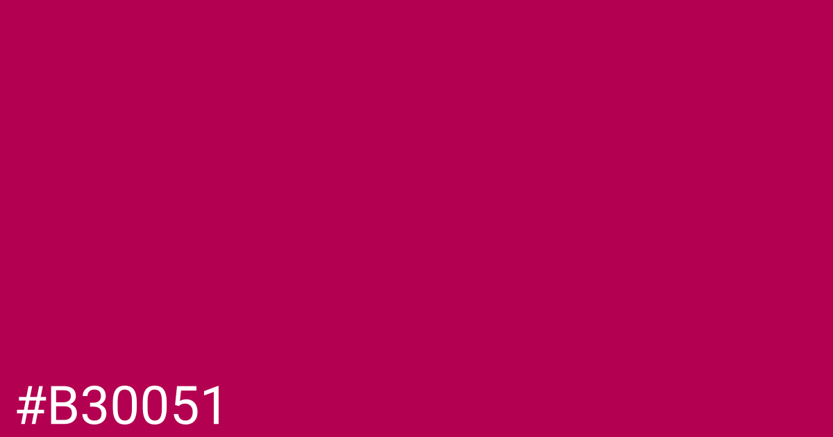 Hex color #b30051 graphic