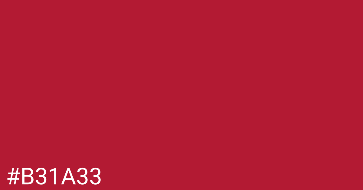 Hex color #b31a33 graphic