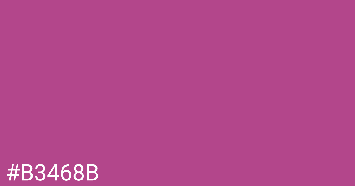 Hex color #b3468b graphic