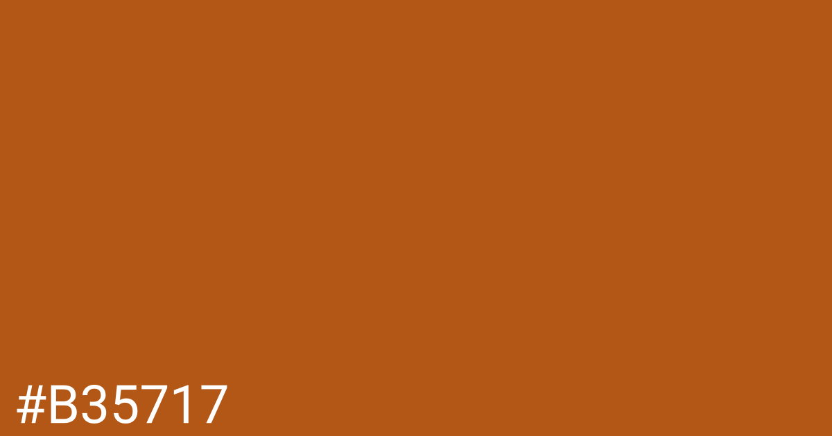 Hex color #b35717 graphic