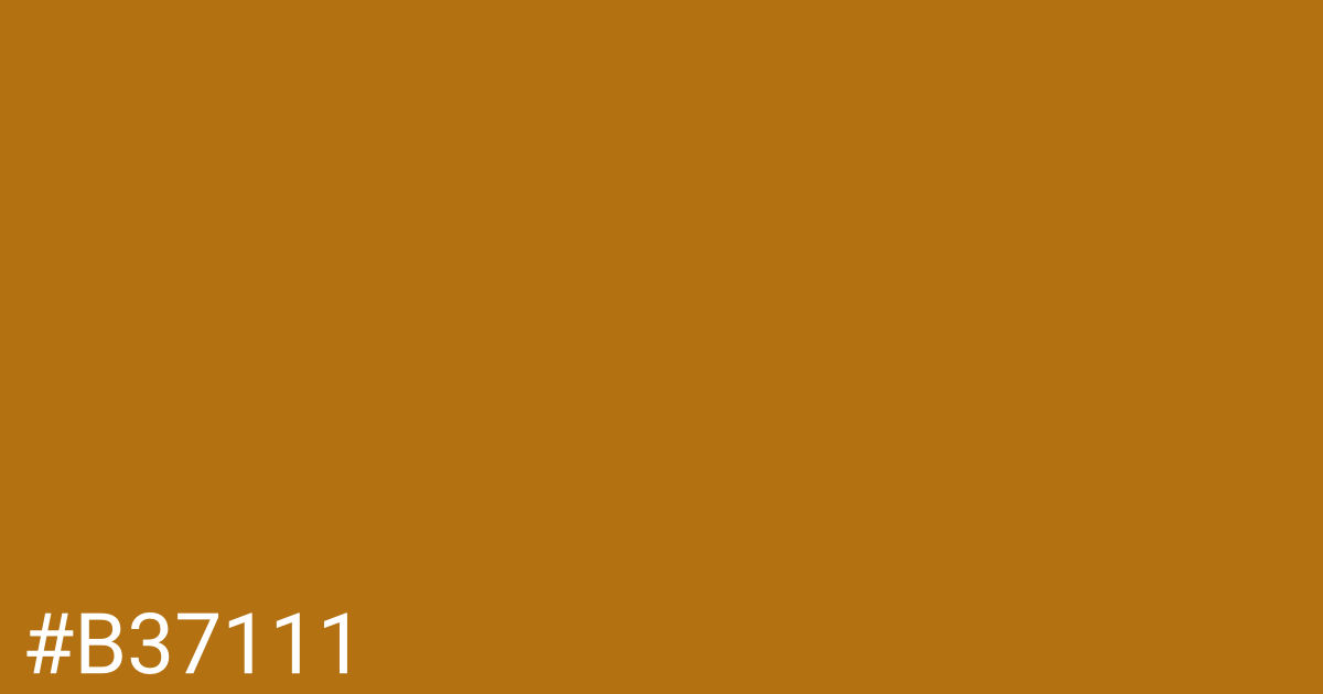 Hex color #b37111 graphic