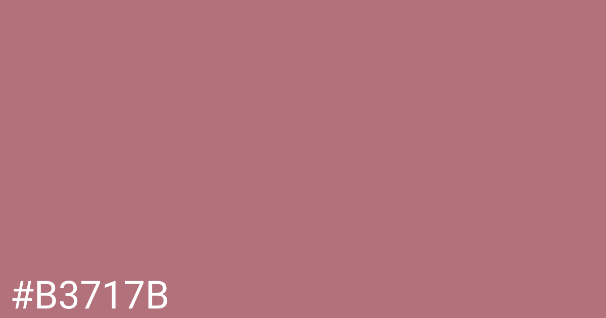 Hex color #b3717b graphic