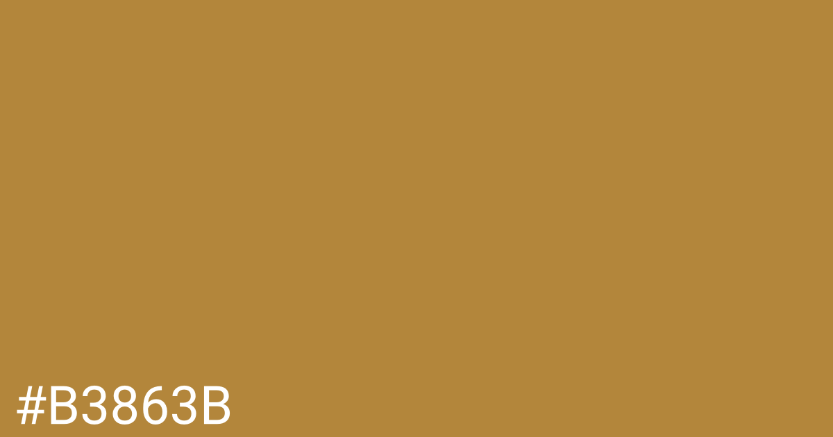 Hex color #b3863b graphic