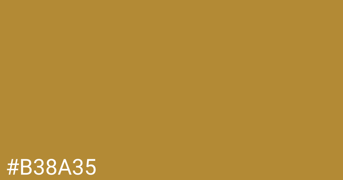 Hex color #b38a35 graphic