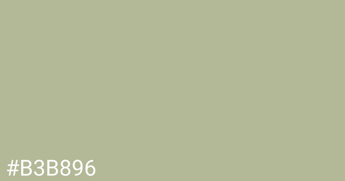 Hex color #b3b896 graphic