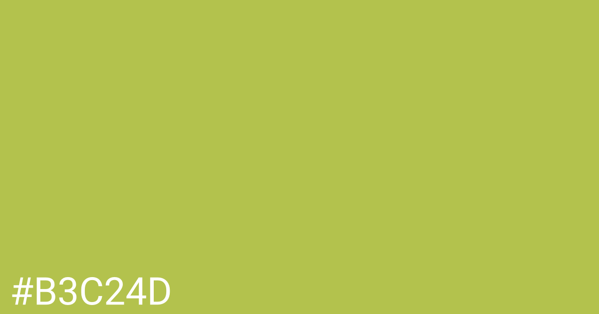 Hex color #b3c24d graphic