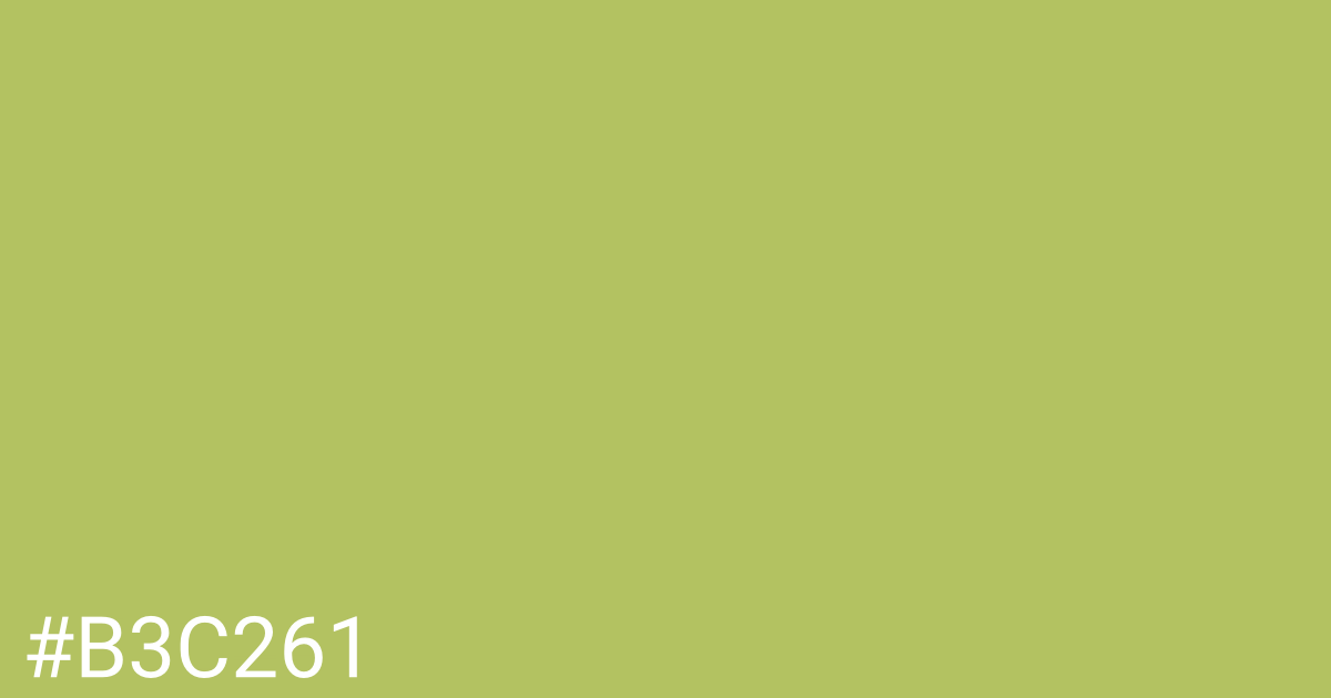 Hex color #b3c261 graphic