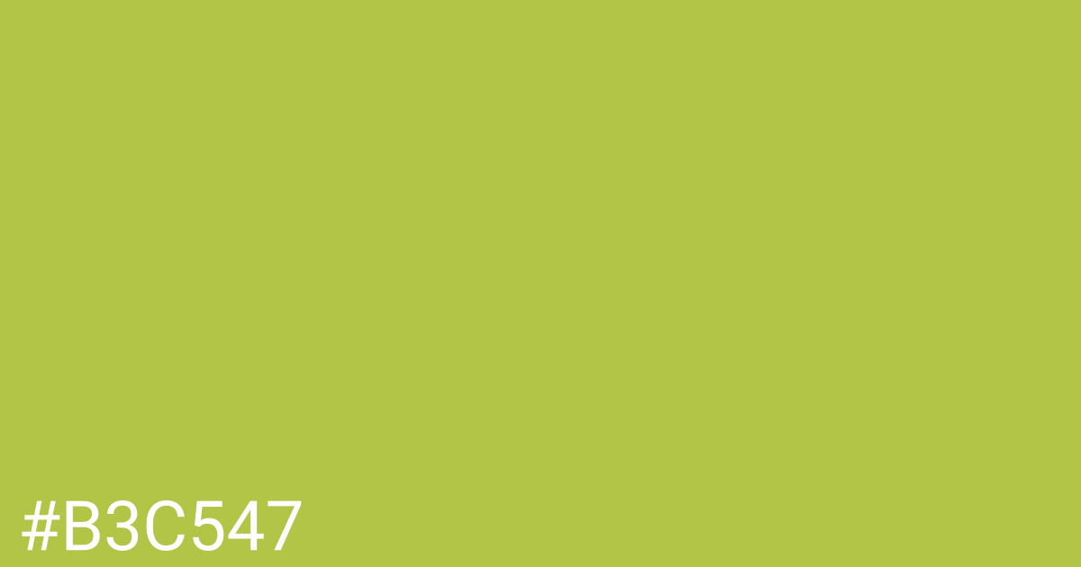 Hex color #b3c547 graphic
