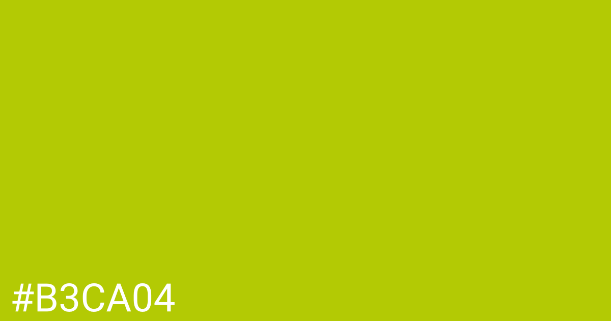 Hex color #b3ca04 graphic