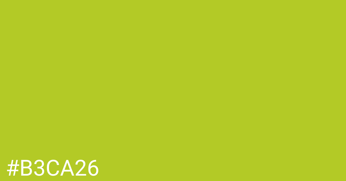 Hex color #b3ca26 graphic