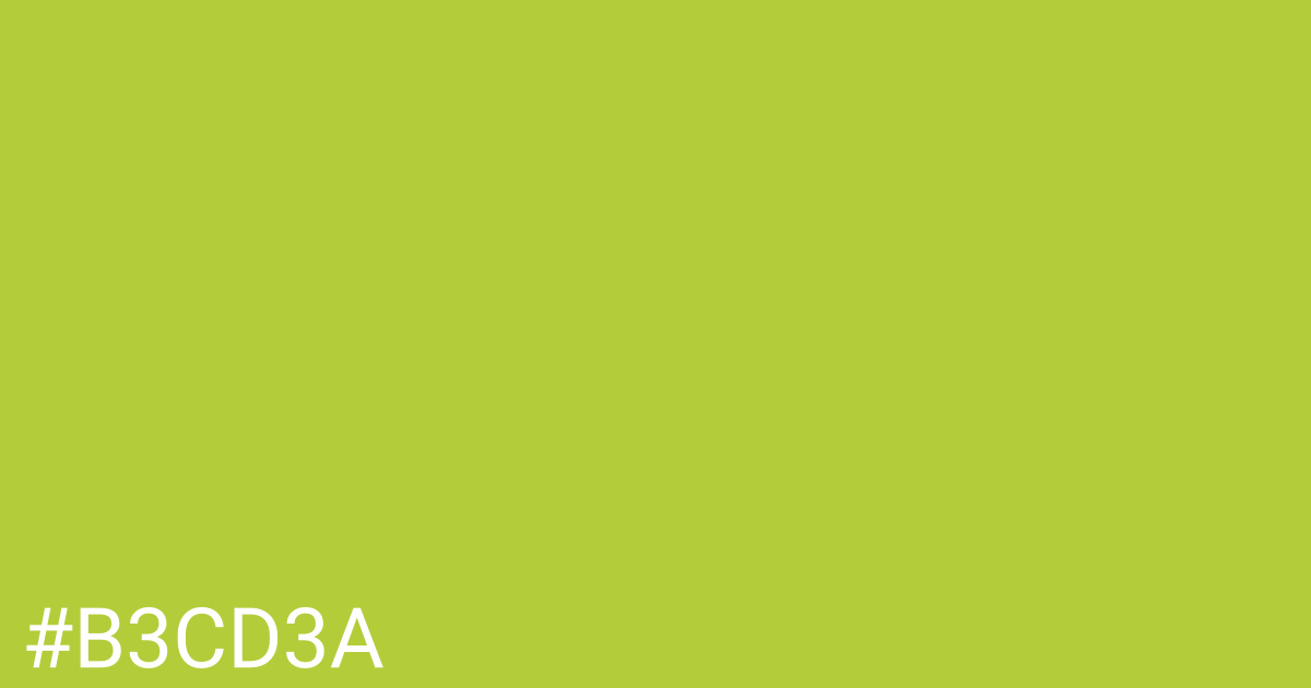 Hex color #b3cd3a graphic