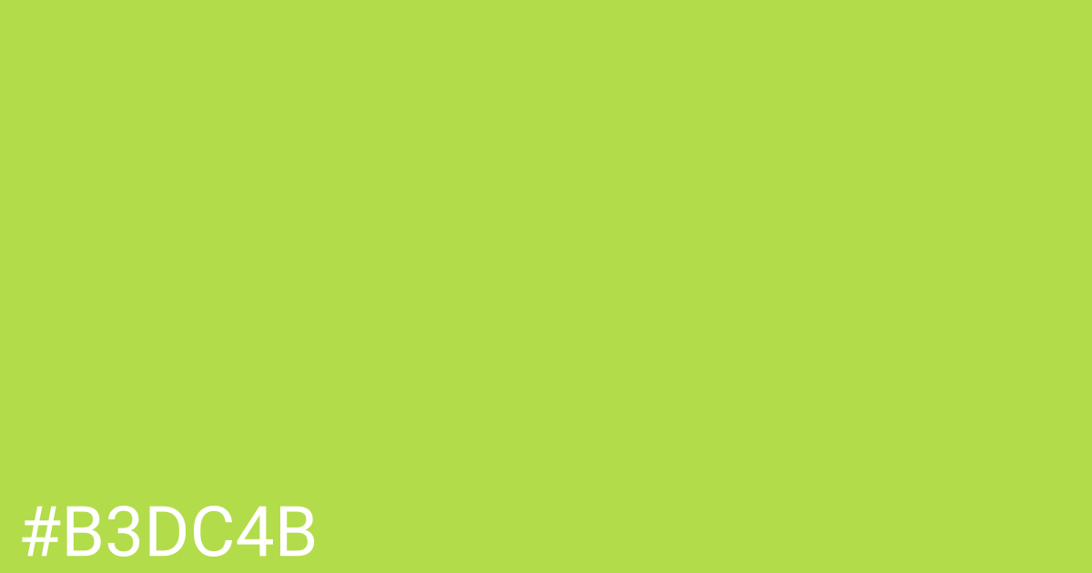 Hex color #b3dc4b graphic