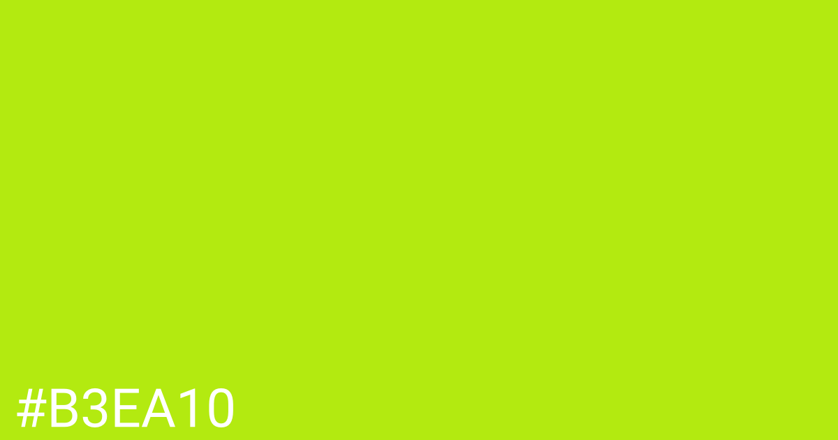 Hex color #b3ea10 graphic