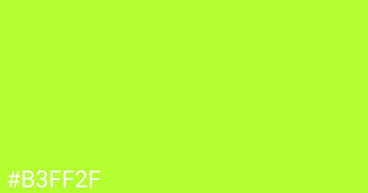 Hex color #b3ff2f graphic