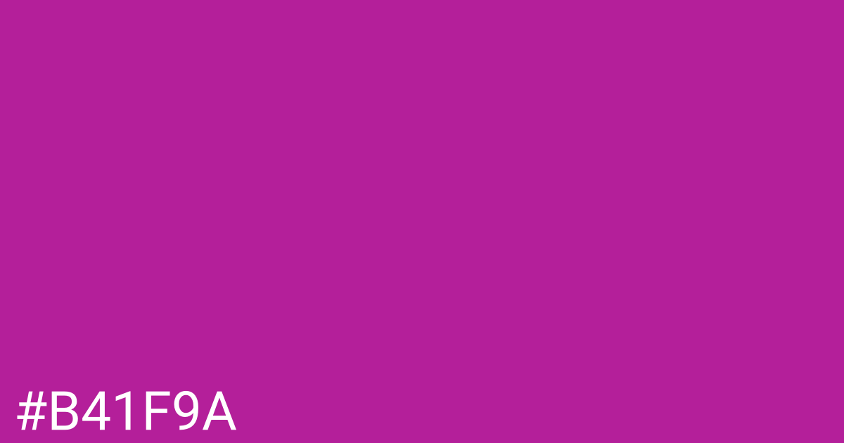 Hex color #b41f9a graphic