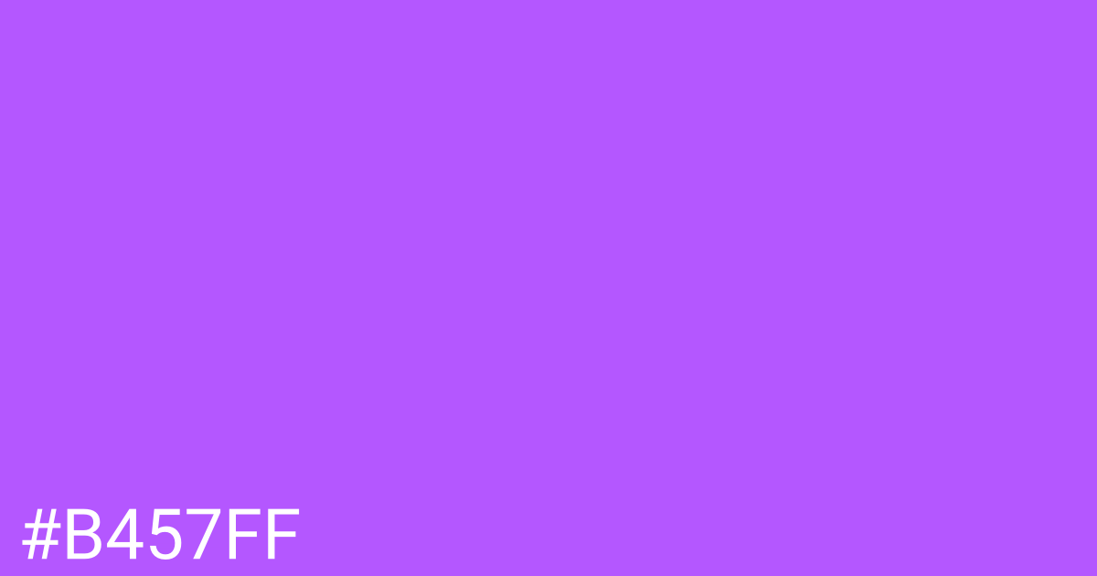 Hex color #b457ff graphic