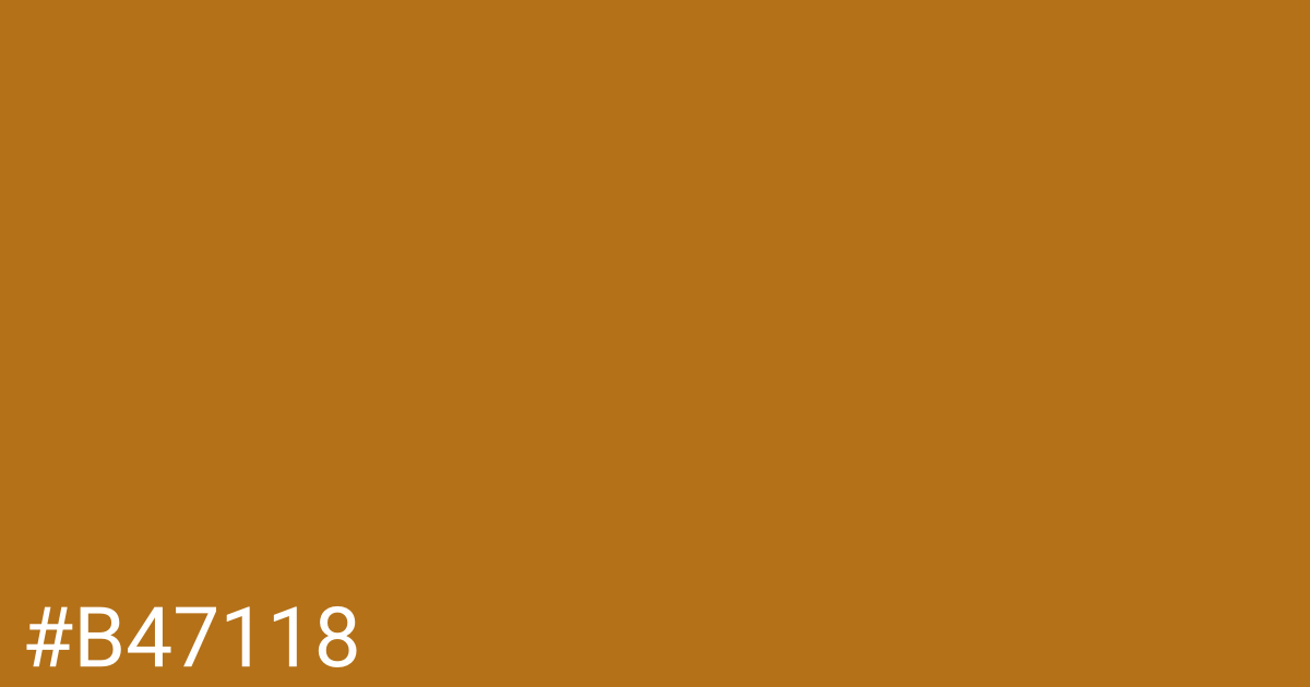 Hex color #b47118 graphic