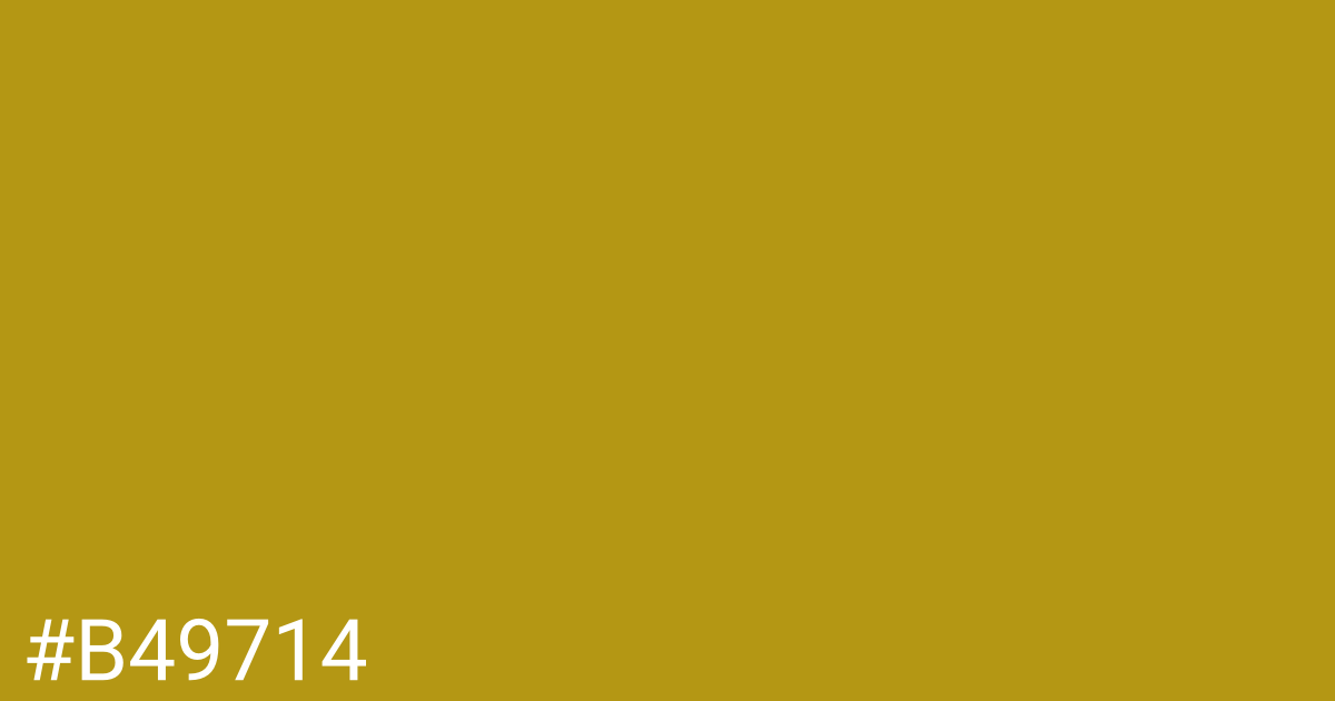 Hex color #b49714 graphic