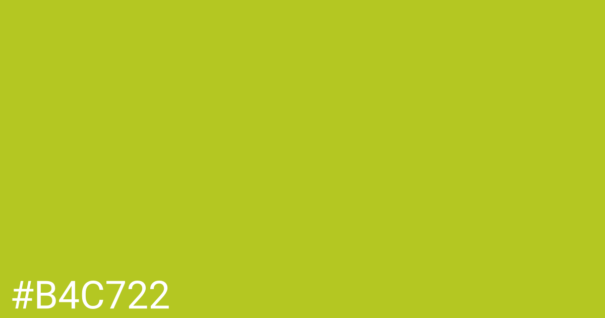Hex color #b4c722 graphic