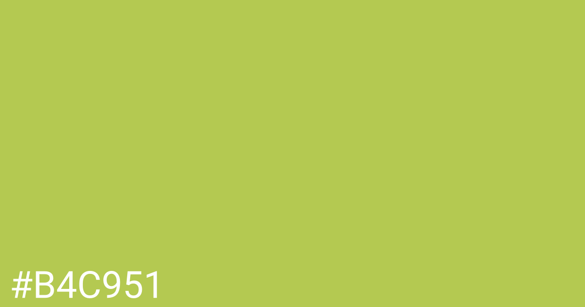 Hex color #b4c951 graphic